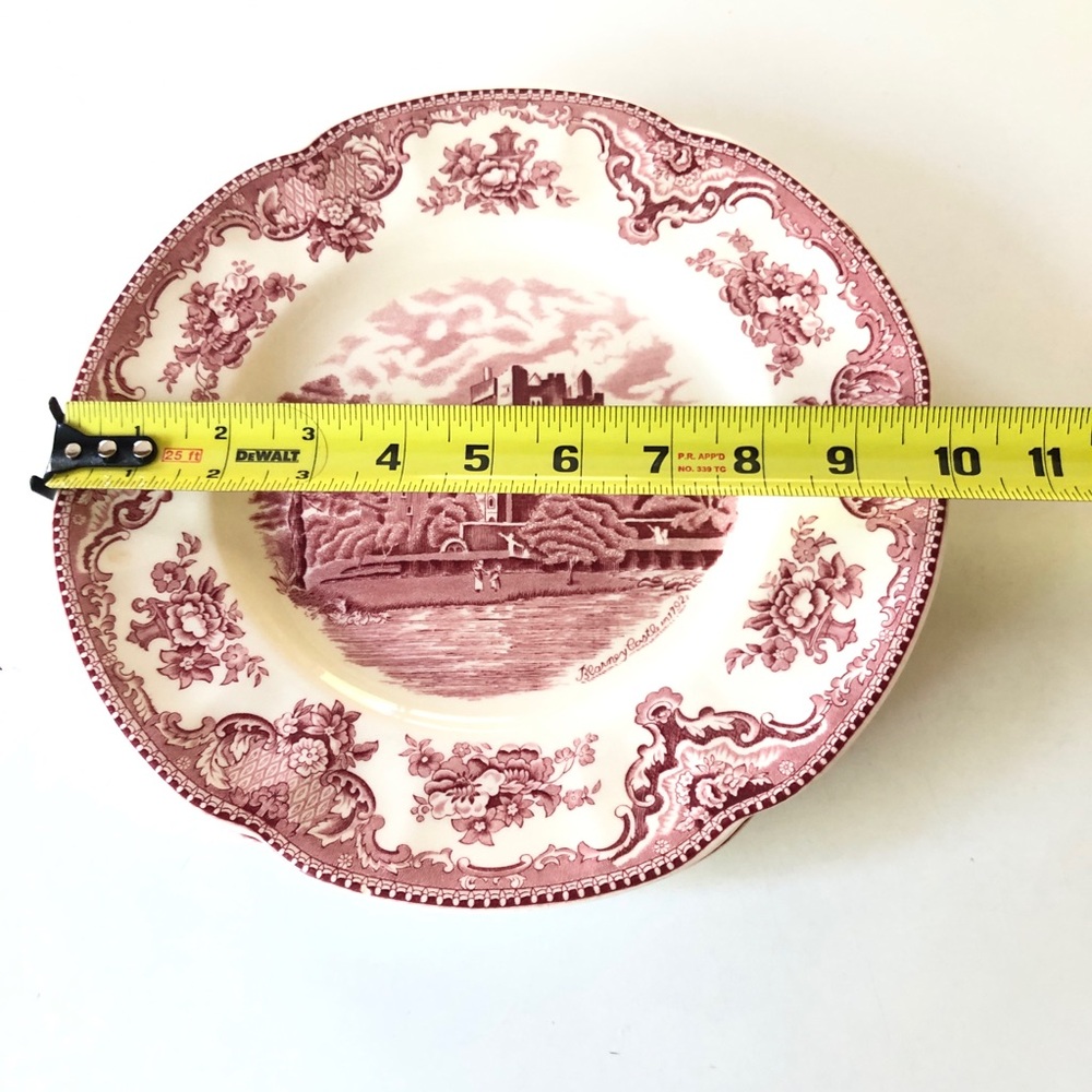 10" Johnson Bros Old Britain Castles, Blarney Castle, Dinner Plates Set Of 3 - Picture 8 of 12